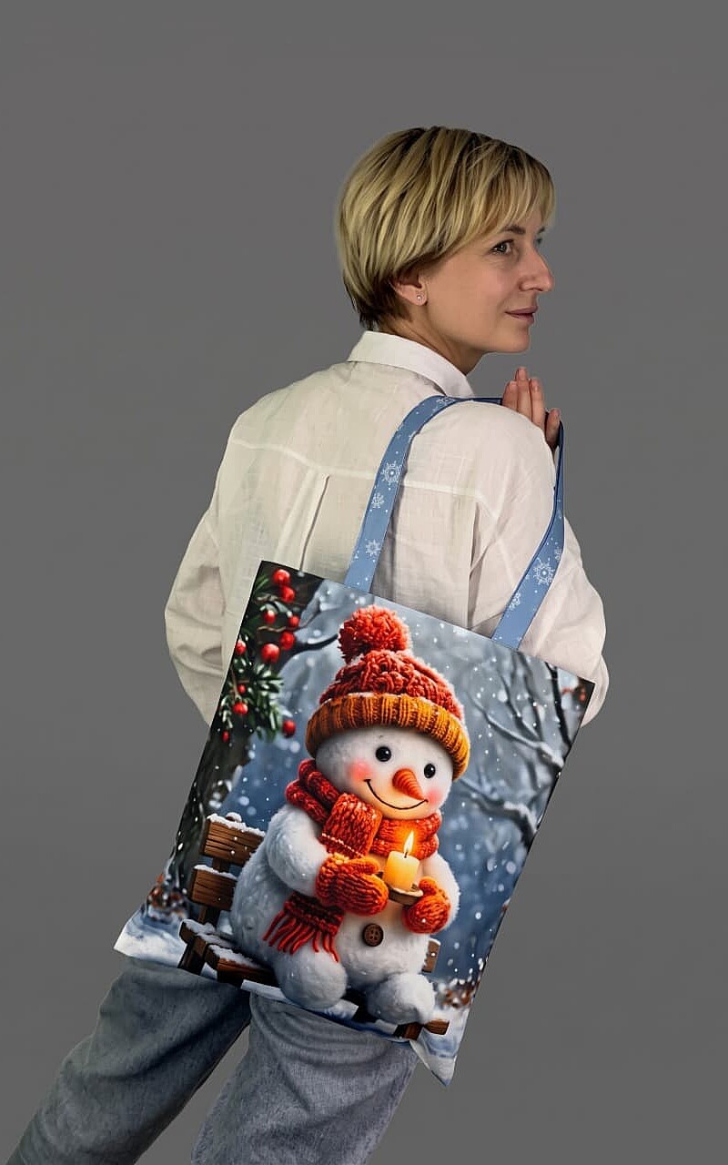 Сумка снеговик Сумка снеговик