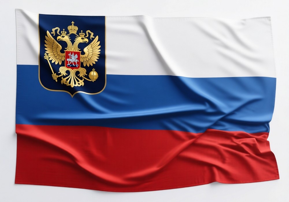 Вариант флага с напечатанным изображением